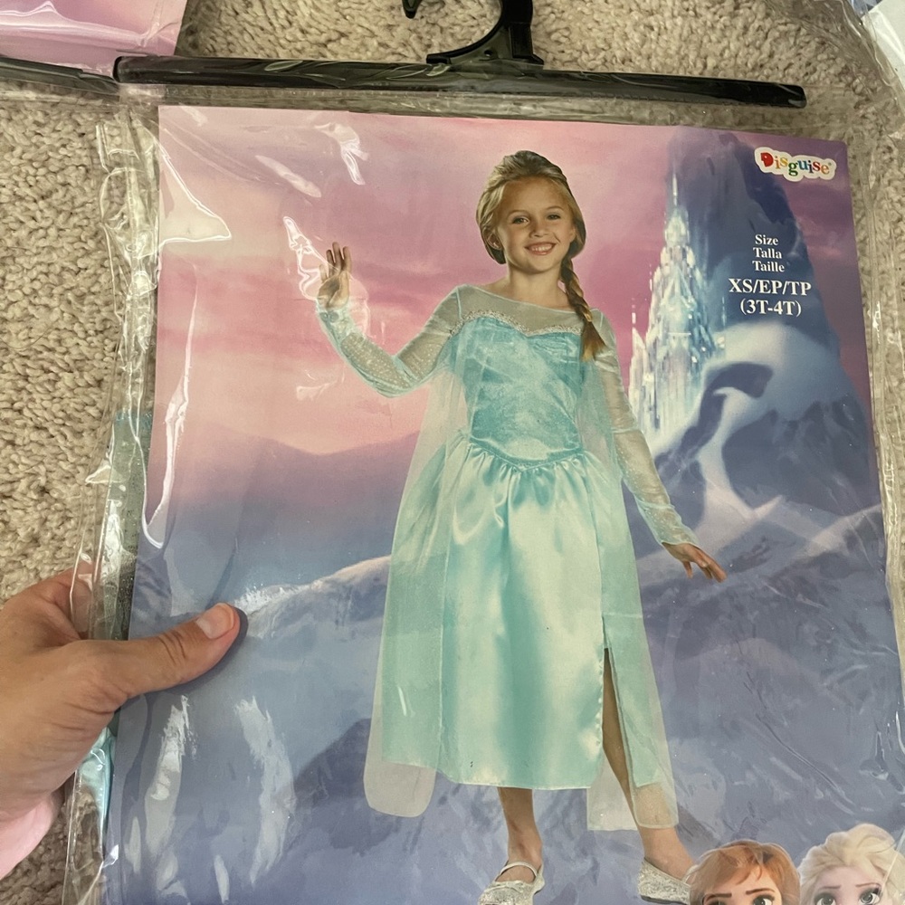 Disguise Kids' Blue Elsa Costume - 3T-4T